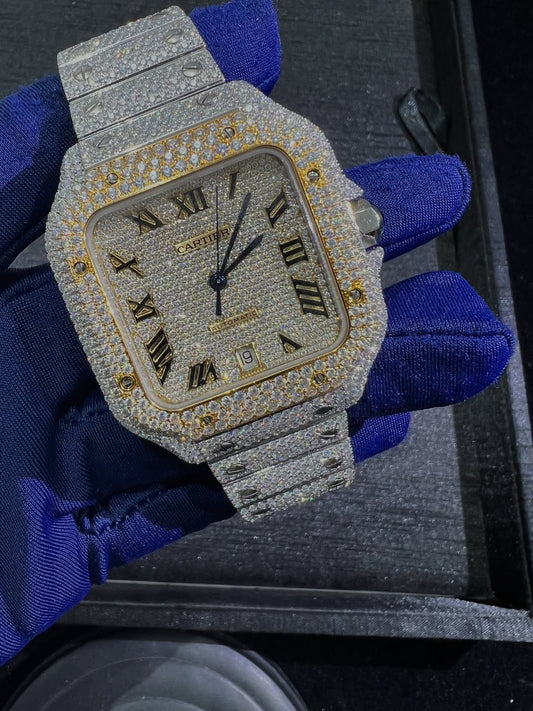 Santos VVS1 Moissanite 41mm 'White Gold'