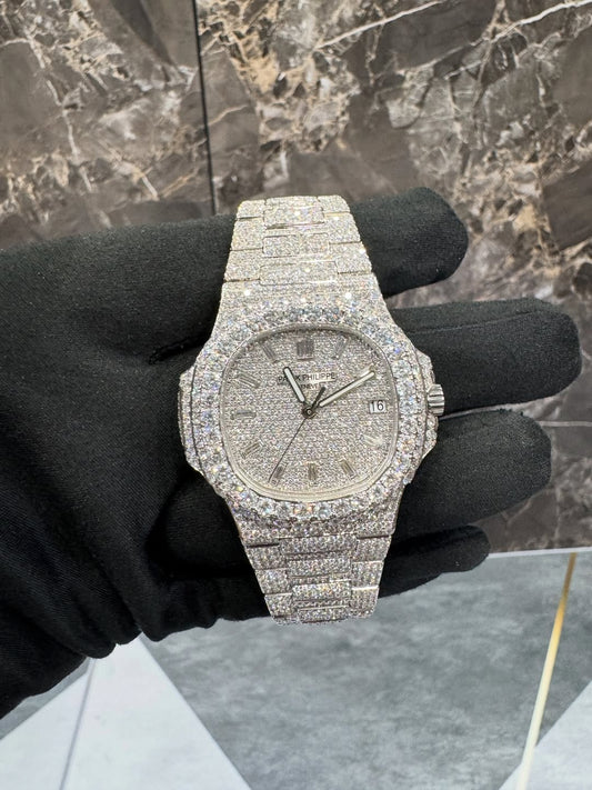 Nautilus VVS1 Moissanite 41mm 'White'