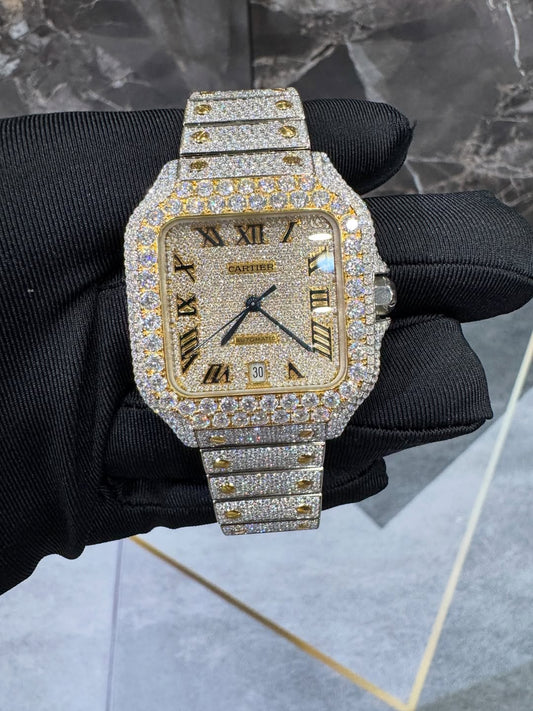 Santos VVS1 Moissanite 41mm 'White Gold'