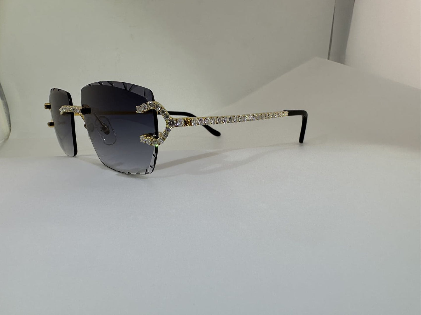 Big C VVS1 Moissanite Sunglasses 'Navy'