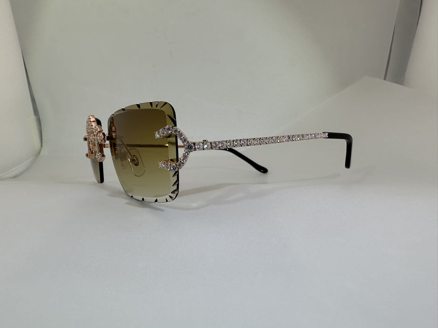 Big C VVS1 Moissanite Cross Sunglasses