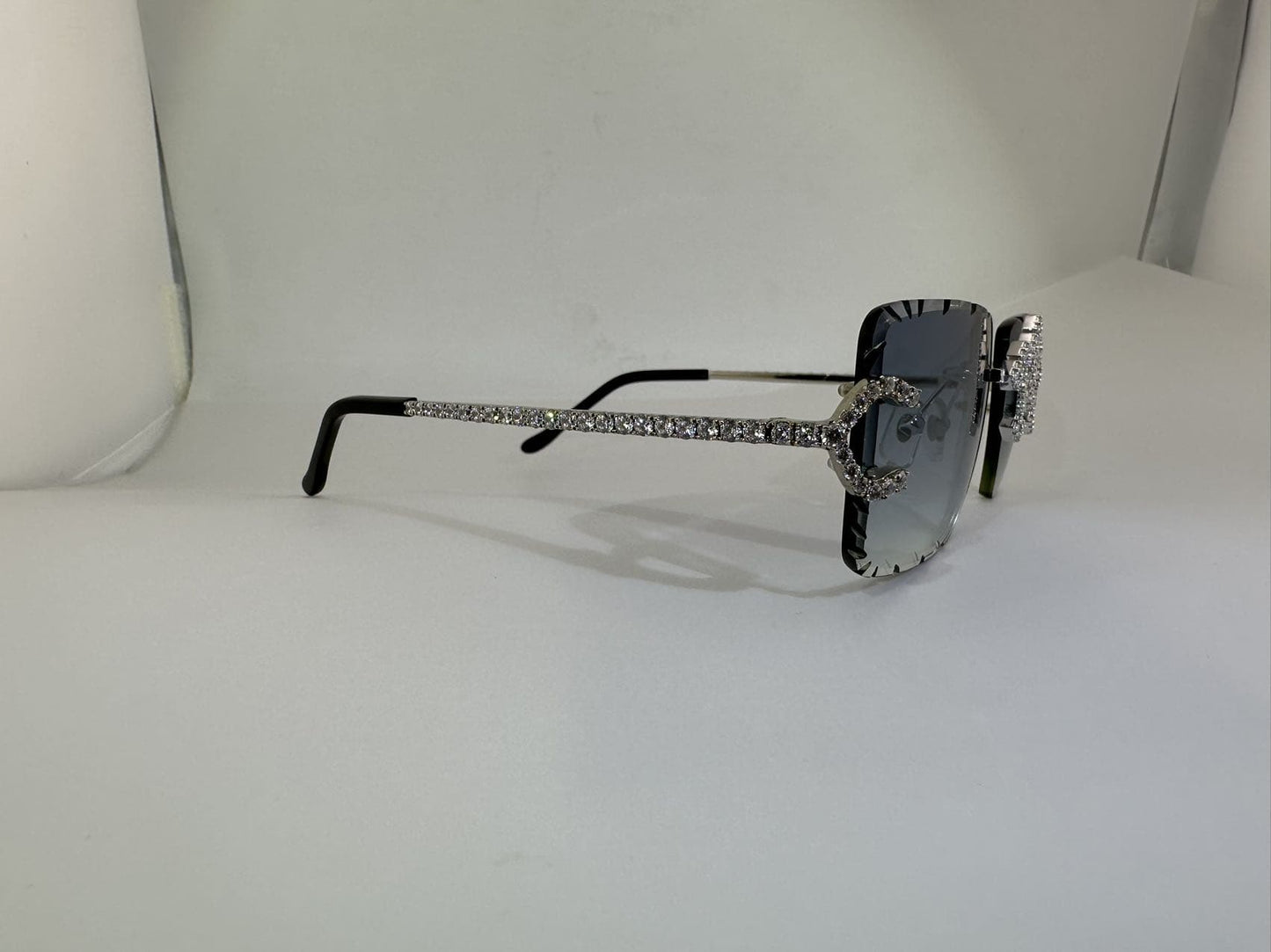 Big C VVS1 Moissanite Cross Sunglasses 'Navy'