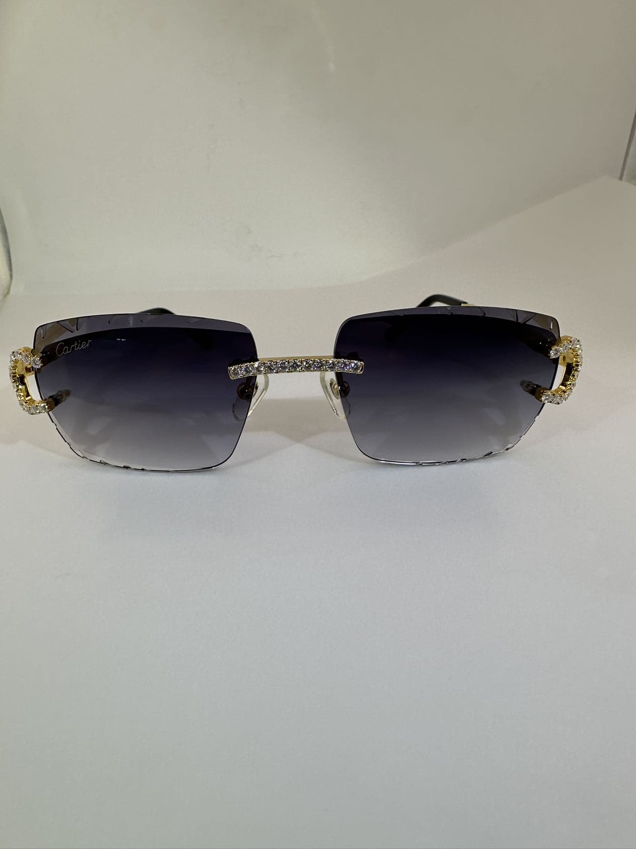 Big C VVS1 Moissanite Sunglasses 'Navy'
