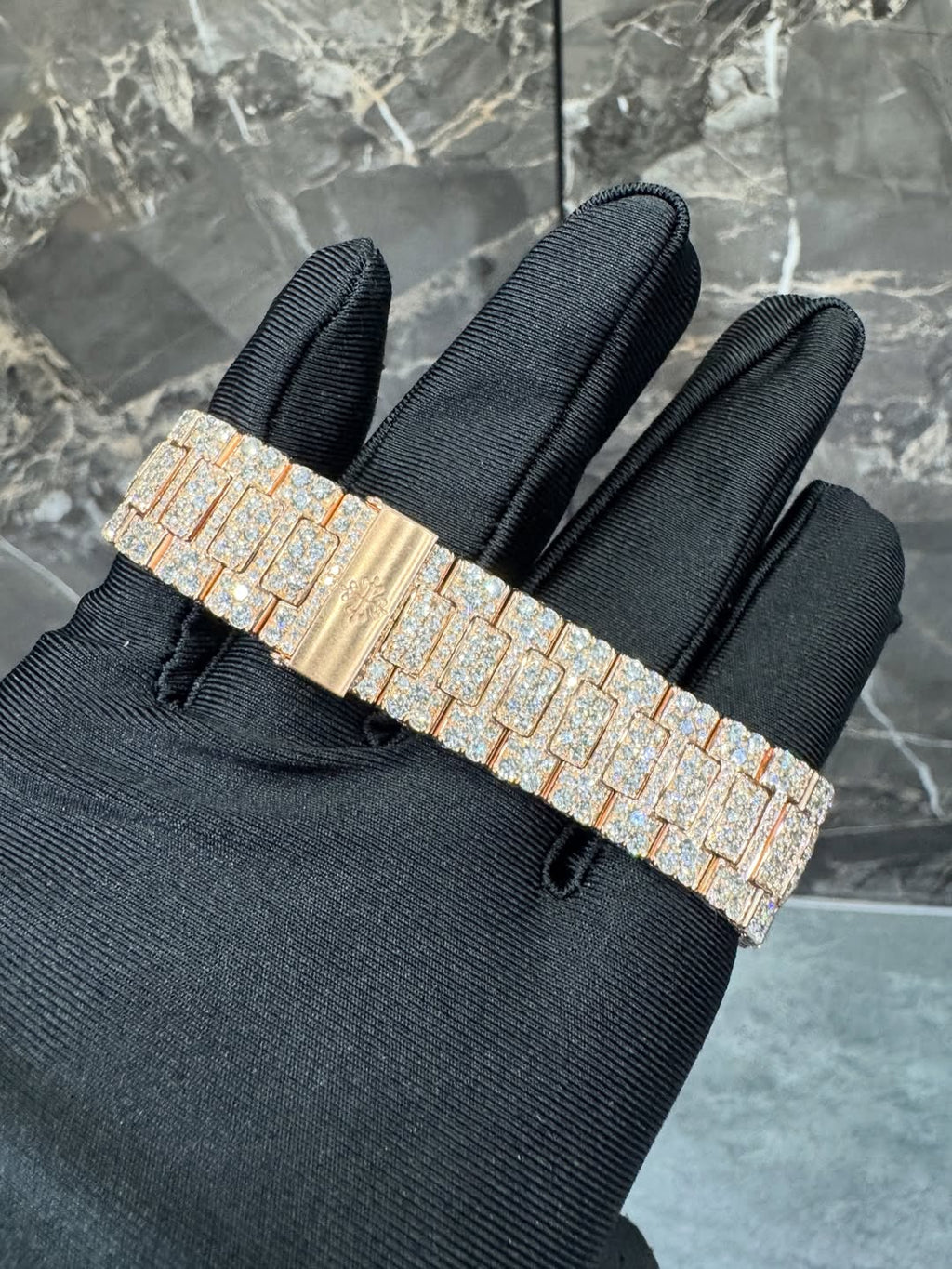 Nautilus VVS1 Moissanite 41mm 'Rose Gold'