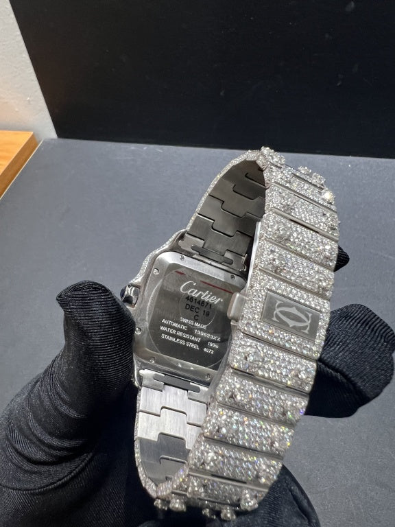 Santos VVS1 Moissanite 41mm Two-Tone 'White'