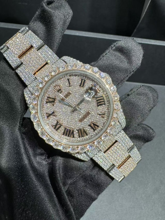 Presidential VVS1 Moissanite 41mm 'Rose Gold'