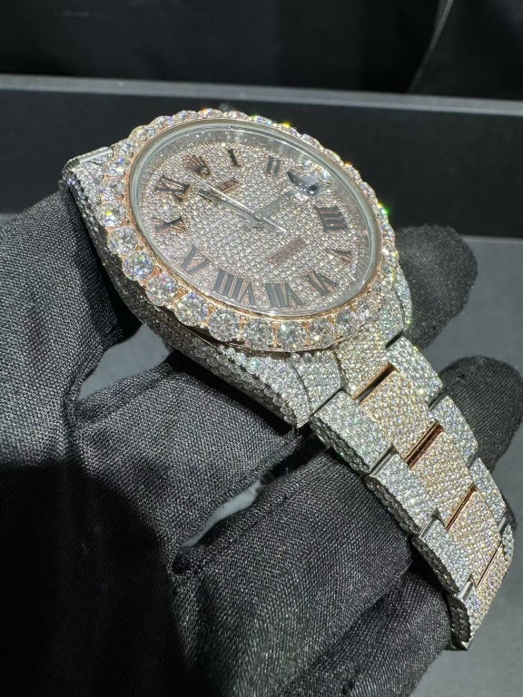 Presidential VVS1 Moissanite 41mm 'Rose Gold'