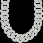 VVS1 Moissanite Cuban Chain 22mm 'White'