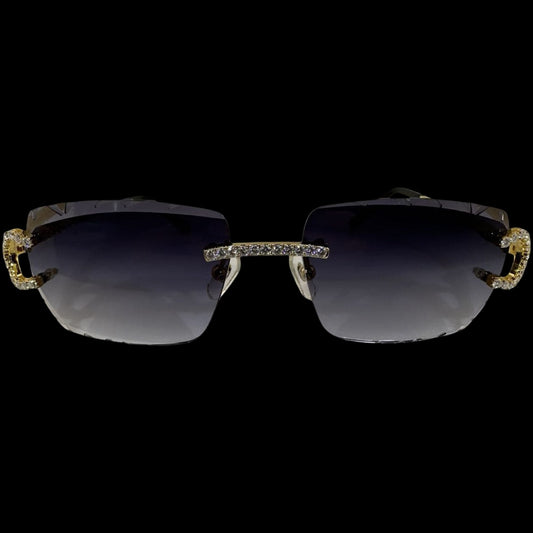 Big C VVS1 Moissanite Sunglasses 'Navy'